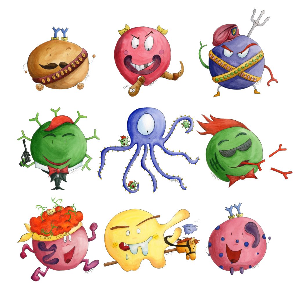 Immunology Cartoon  Cells DC